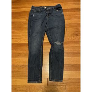Levi's Women's Mid Rise Skinny Jeans Sz 12‎ SHORT/ 31 Blue Medium/Dark